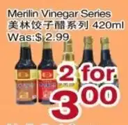 First Choice Supermarket Merilin Vinegar Series offer