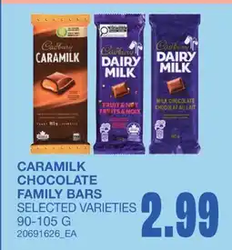 Wholesale Club CARAMILK CHOCOLATE FAMILY BARS offer
