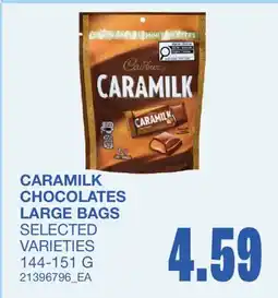 Wholesale Club CARAMILK CHOCOLATES LARGE BAGS offer