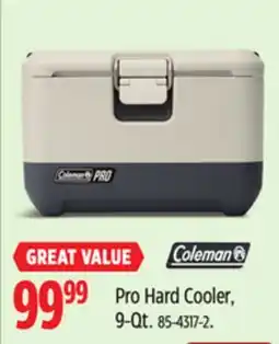 Canadian Tire Coleman Pro Hard Cooler, 9-Qt offer