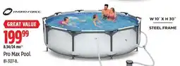 Canadian Tire Hydro Force Pro Max Pool offer
