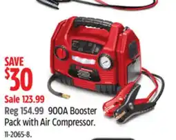 Canadian Tire 900A Booster Pack with Air Compressor offer