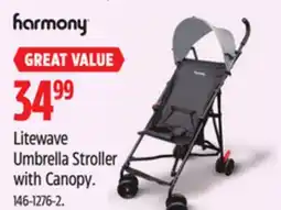 Canadian Tire Litewave Umbrella Stroller with Canopy offer