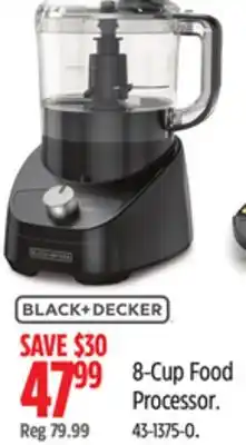 Canadian Tire BLACK+DECKER 8-Cup Food Processor offer