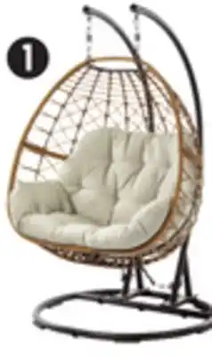 Canadian Tire Canvas Sydney Double Egg Swing offer