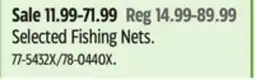 Canadian Tire Selected Fishing Nets offer