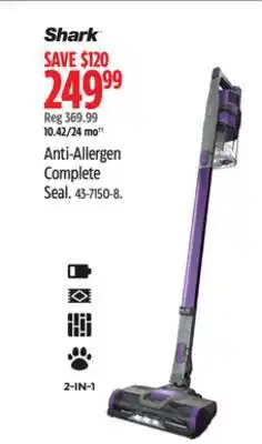 Canadian Tire Shark Anti-Allergen Complete Seal offer