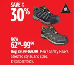 Canadian Tire Men's Safety Hikers offer