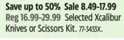 Canadian Tire Selected Xcalibur Knives or Scissors Kit offer
