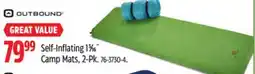 Canadian Tire OUTBOUND Self-Inflating 1 1/8 Camp Mats offer