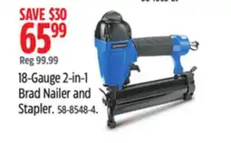 Canadian Tire Mastercraft 18-Gauge 2-in-1 Brad Nailer and Stapler offer