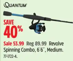 Canadian Tire Quantum Revolve Spinning Combo, 6'6 offer