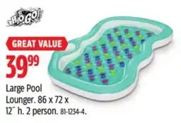 Canadian Tire Large Pool Lounger offer