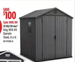 Canadian Tire Darwin Shed, 6 x 6´ offer