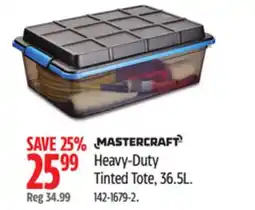 Canadian Tire MASTERCRAFT Heavy-Duty Tinted Tote offer