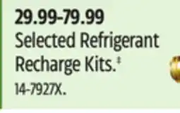 Canadian Tire Selected Refrigerant Recharge Kits offer