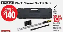 Canadian Tire STANLEY Pro Tire Change Kit offer
