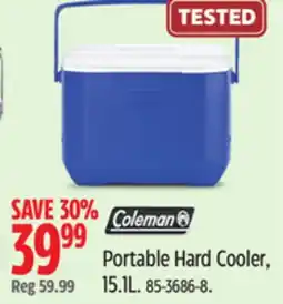 Canadian Tire Coleman Portable Hard Cooler offer