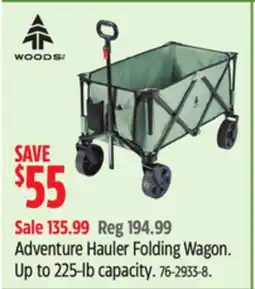 Canadian Tire Woods Adventure Hauler Folding Wagon offer