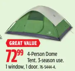 Canadian Tire 4-Person Dome Tent offer