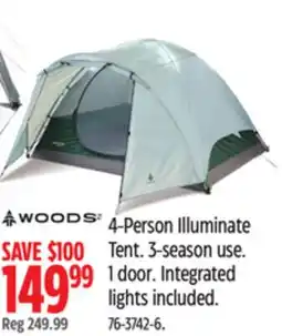 Canadian Tire 4-Person Illuminate Tent offer