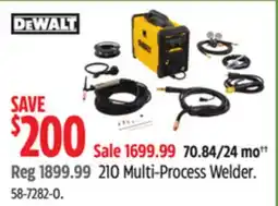 Canadian Tire DEWALT 210 Multi-Process Welder offer