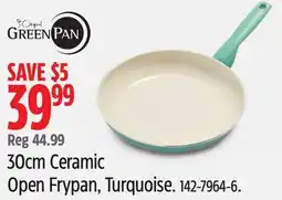 Canadian Tire Greenpan 30cm Ceramic Open Frypan, Turquoise offer