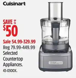 Canadian Tire Selected Countertop Appliances offer