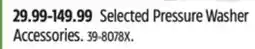 Canadian Tire Pressure Washer Accessories offer