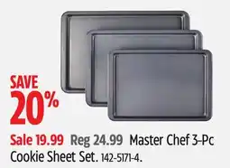 Canadian Tire Master Chef 3-Pc Cookie Sheet Set offer