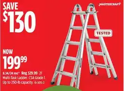 Canadian Tire Mastercraft Multi-task Ladder offer