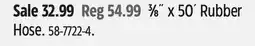 Canadian Tire 3⁄8˝ x 50´ Rubber Hose offer