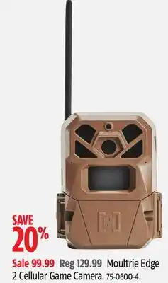 Canadian Tire Moultrie Edge 2 Cellular Game Camera offer