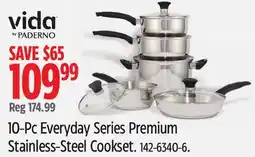 Canadian Tire 10-Pc Everyday Series Premium Stainless-Steel Cookset offer