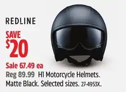 Canadian Tire H1 Motorcycle Helmets offer