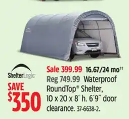 Canadian Tire Waterproof RoundTop Shelter offer