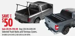 Canadian Tire Selected Truck Racks and Tonneau Covers offer