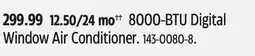 Canadian Tire Noma 8000-BTU Digital Window Air Conditioner offer