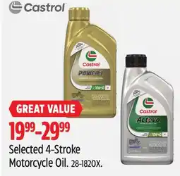 Canadian Tire Selected 4-Stroke Motorcycle Oil offer