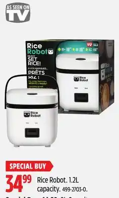 Canadian Tire Rice Robot offer