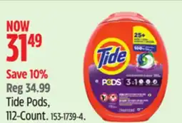 Canadian Tire Tide Pods offer