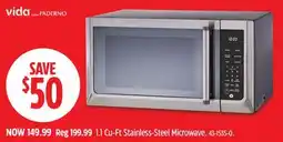 Canadian Tire 1.1 Cu-Fl Stainless-Steel Microwave offer