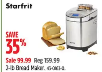 Canadian Tire Starfrit 2-lb Bread Maker offer
