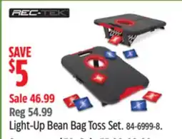 Canadian Tire REC-TEK Light-Up Bean Bag Toss Set offer