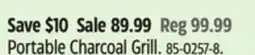Canadian Tire Portable Charcoal Grill offer
