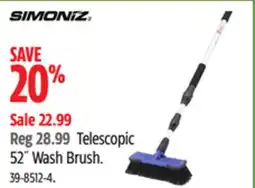 Canadian Tire SIMONIZ Telescopic 52 Wash Brush offer