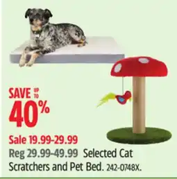 Canadian Tire Selected Cat Scratchers and Pet Bed offer