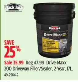 Canadian Tire Black Jack Drive-Maxx 200 Driveway Filler/Sealer, 2-Year offer