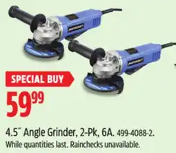 Canadian Tire 4.5 Angle Grinder, 2-Pk, 6A offer