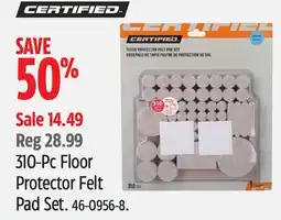 Canadian Tire 310-Pc Floor Protector Felt Pad Set offer
